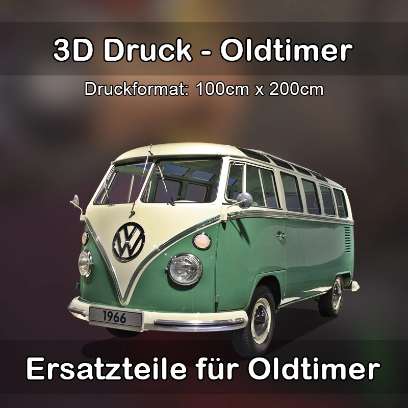 Großformat 3D Druck für Oldtimer Restauration in Wertheim 