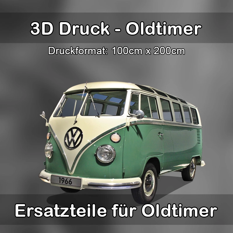 Großformat 3D Druck für Oldtimer Restauration in Wertingen 