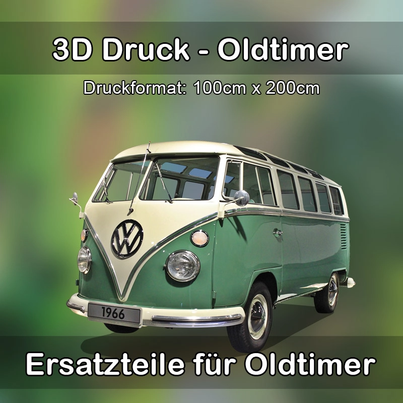 Großformat 3D Druck für Oldtimer Restauration in Wiesbaden 