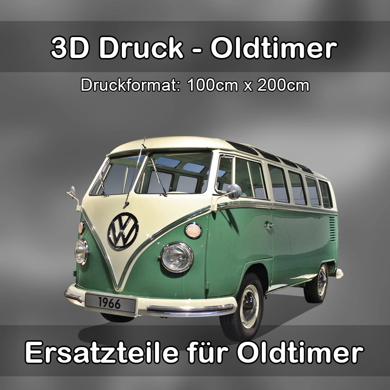Großformat 3D Druck für Oldtimer Restauration in Wildau 
