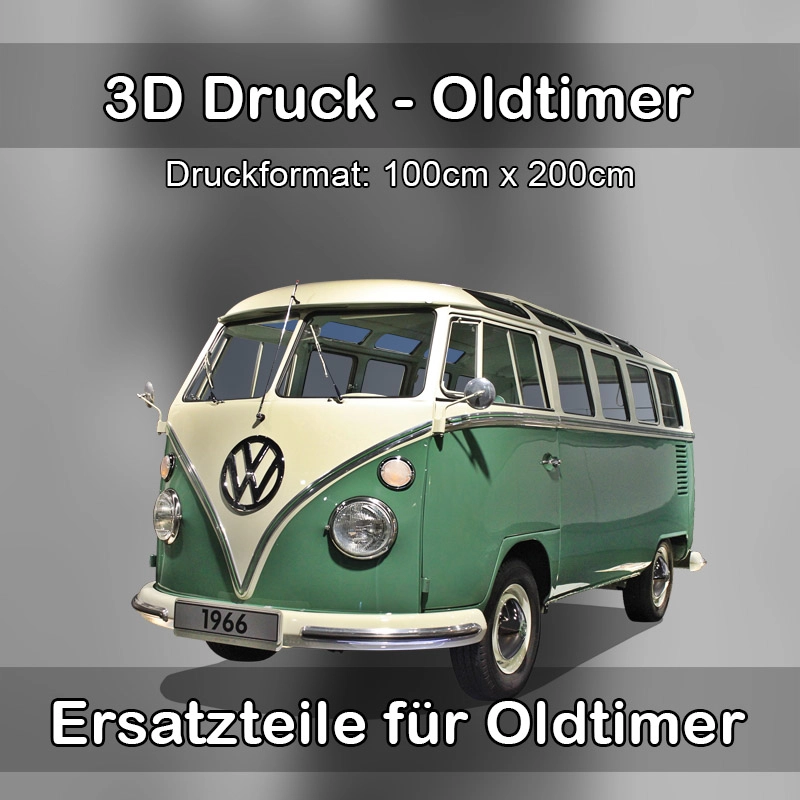 Großformat 3D Druck für Oldtimer Restauration in Wismar 