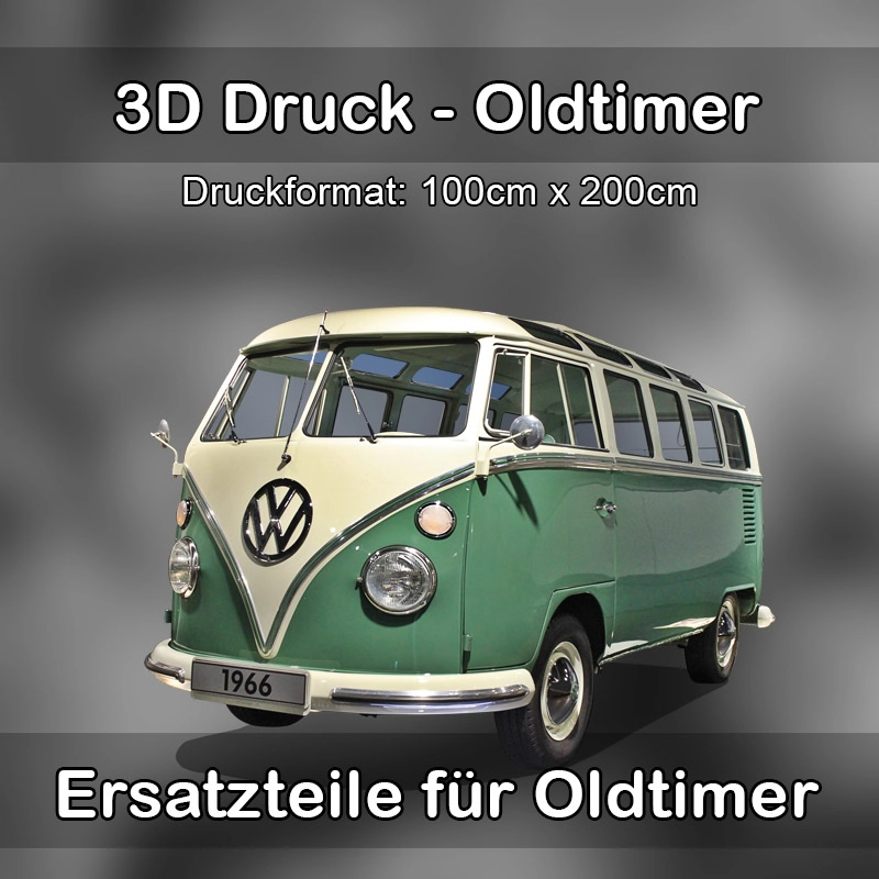 Großformat 3D Druck für Oldtimer Restauration in Wolfsburg 