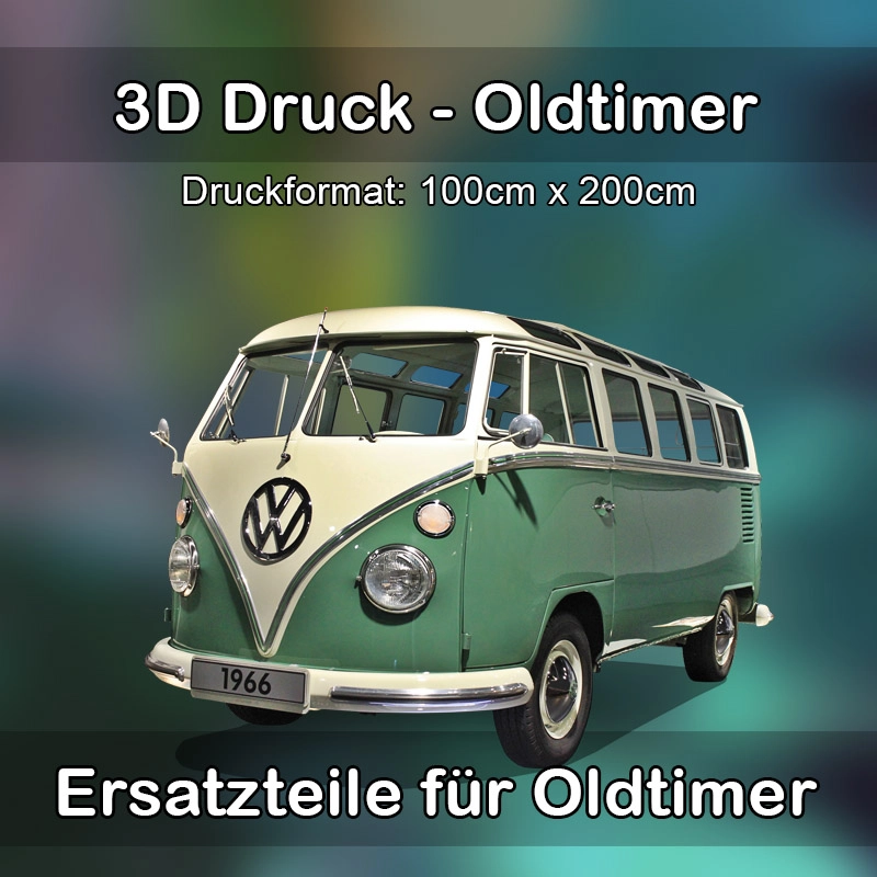 Großformat 3D Druck für Oldtimer Restauration in Wuppertal 