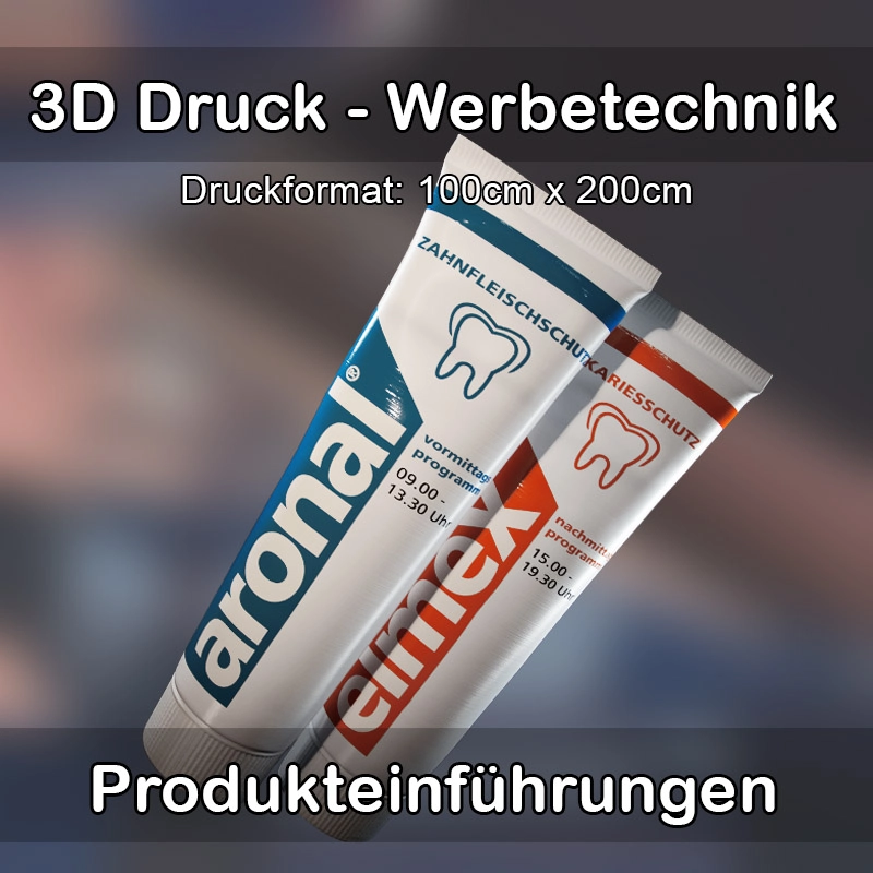 3D Druck Service für Werbetechnik in Bayreuth 