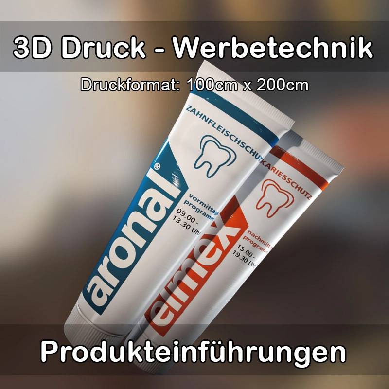 3D Druck Service für Werbetechnik in Günzburg 