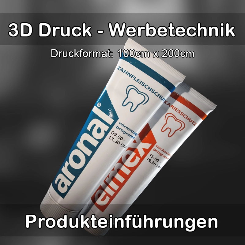 3D Druck Service für Werbetechnik in Neustrelitz 